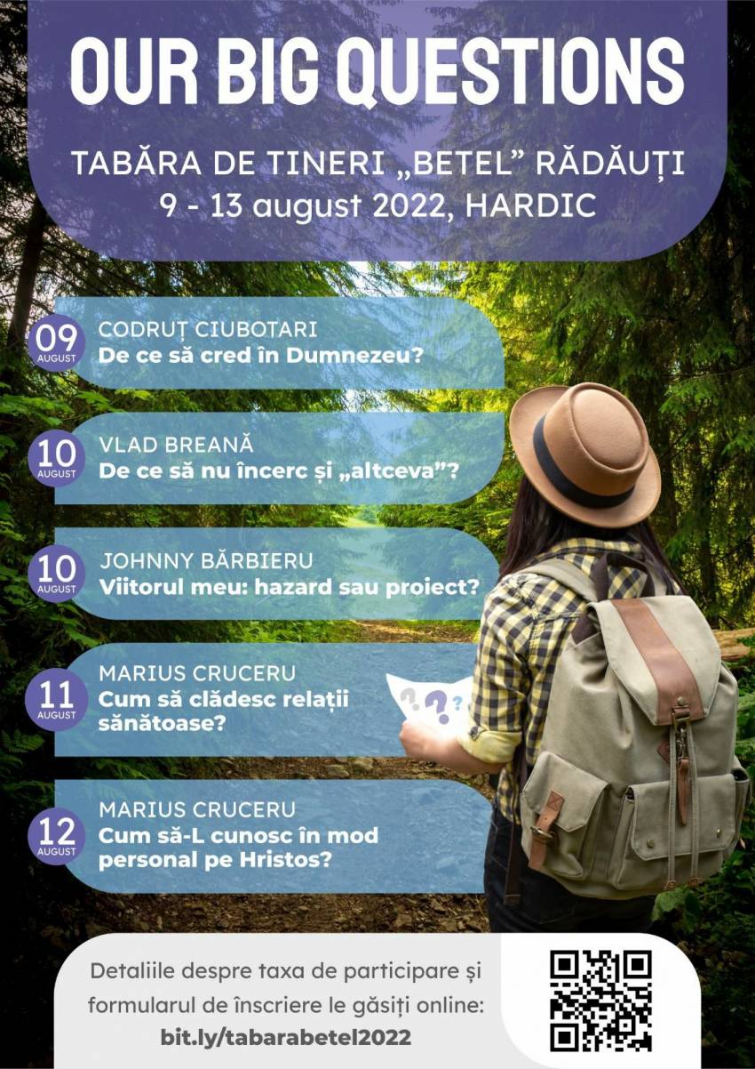 Tabără de tineri Betel 2022