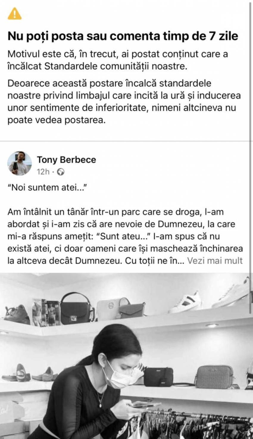 Tony Berbece ◉ Mai nou creștinismul are un “limbaj care incită la ură…”