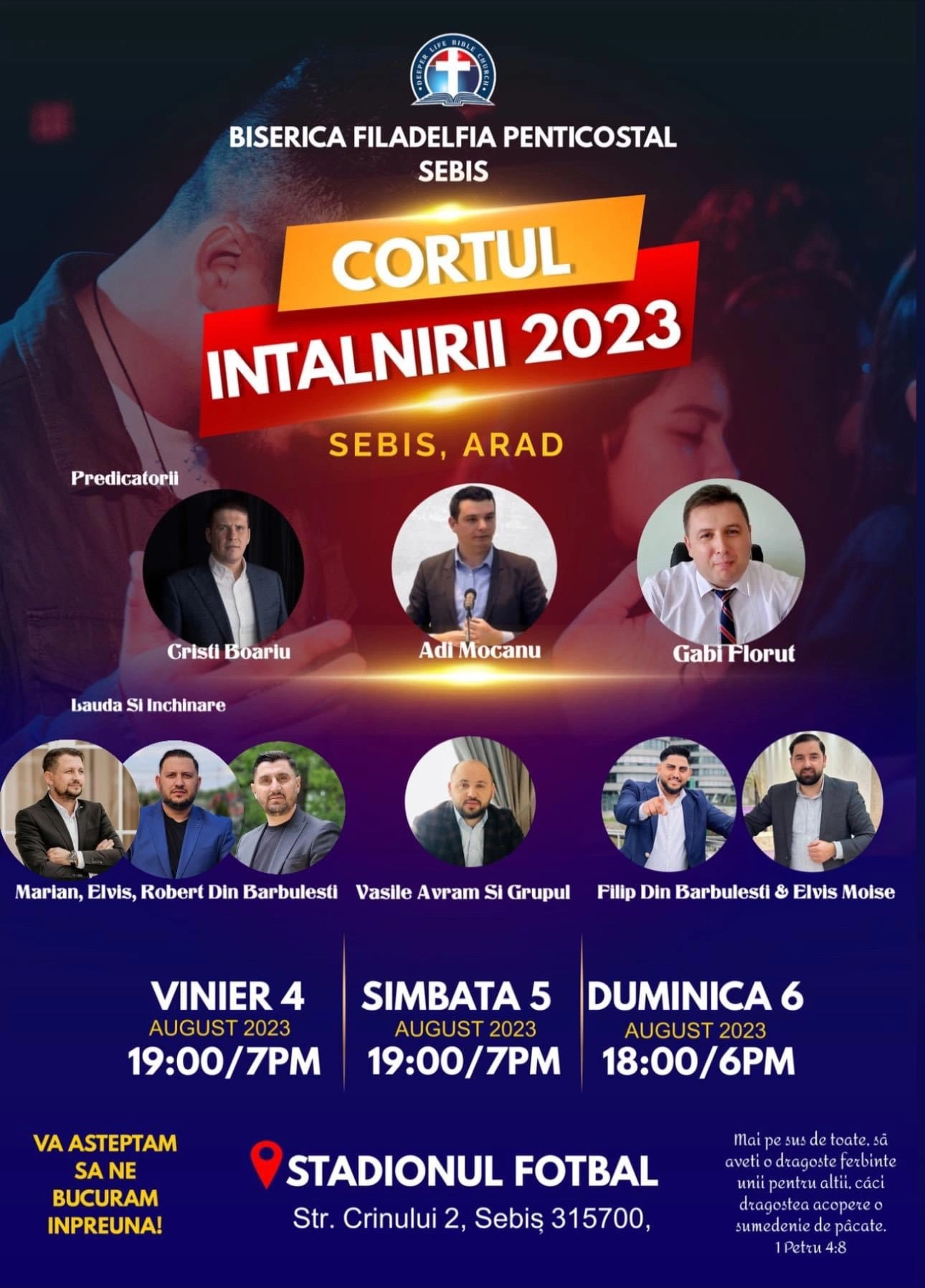 Seri de evanghelizare la Cortul Întâlnirii Sebiş