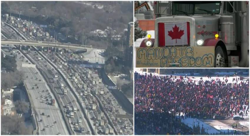 Revoluția camioanelor din Canada. Trudeau, înfrânt de șoferi ◉ Mihai Neamţu, Gabriel Purcăruș și Corneliu Chișu