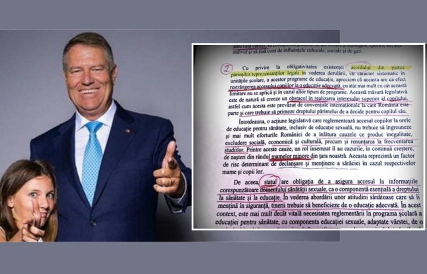 Asociația Medicilor Catolici, împotriva educației sexuale fără acordul părinților propusă de Iohannis