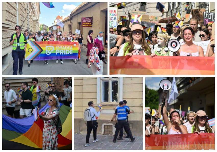eBihoreanul.ro: Marșul Oradea Pride 2025: Conflicte între participanți și jandarmi la evenimentul de susținere a comunității LGBTQ+