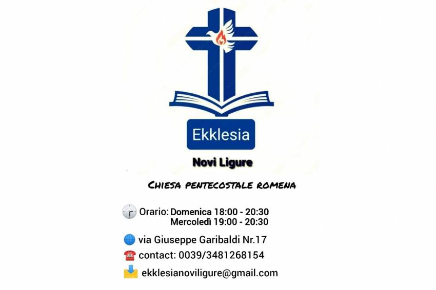Deschiderea Bisericii Ekklesia Novi Ligure, Italia
