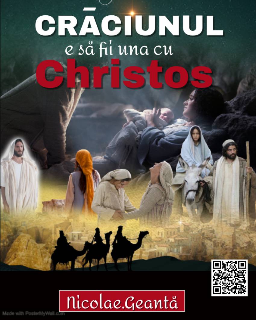 Nicolae Geantă ◉ Crăciunul e să fii una cu Hristos