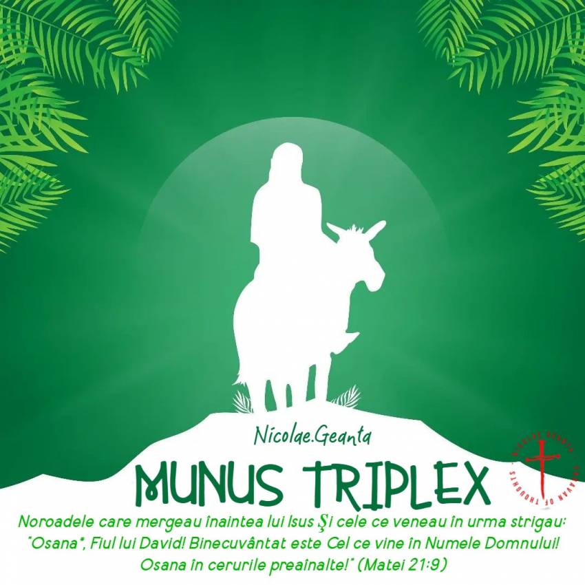 Nicolae Geantă ◉ Floriile și Munus Triplex