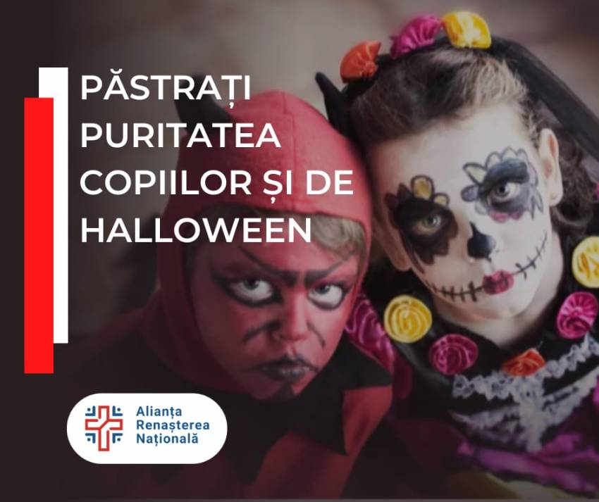 Păstrați puritatea copiilor și de Halloween!