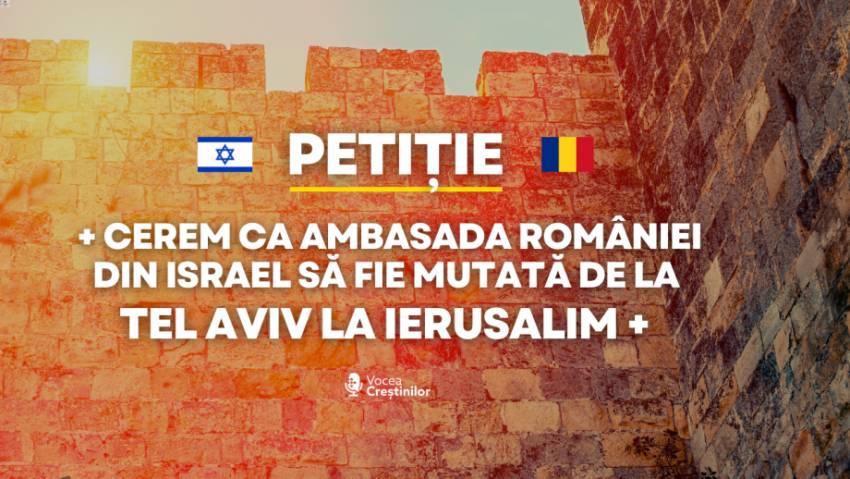 Peter Costea ◉ Susțin relocarea Ambasadei României de la Tel Aviv la Ierusalim