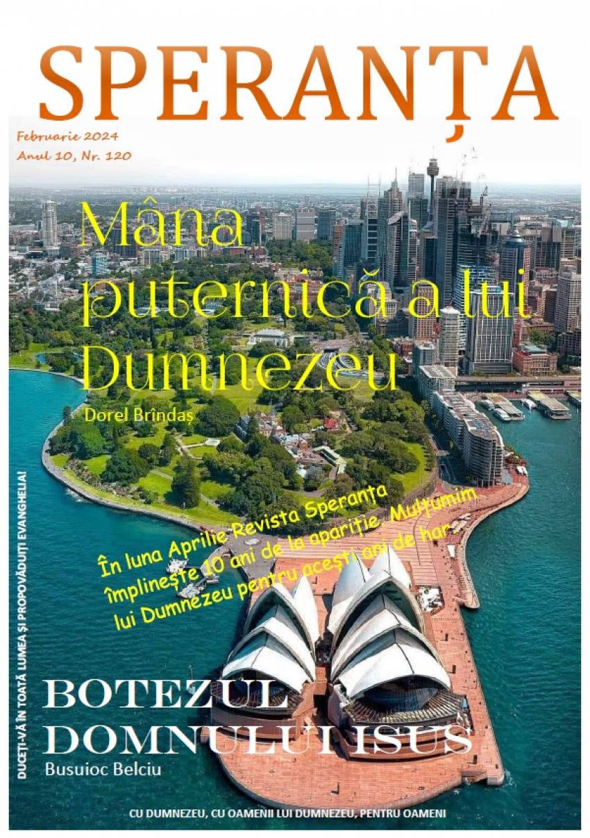 Revista Creștină Speranța din Australia ◉ Februarie 2024