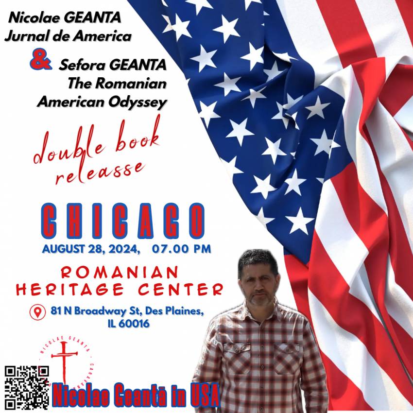 Nicolae Geantă la Heritage Romanian Center Chicago
