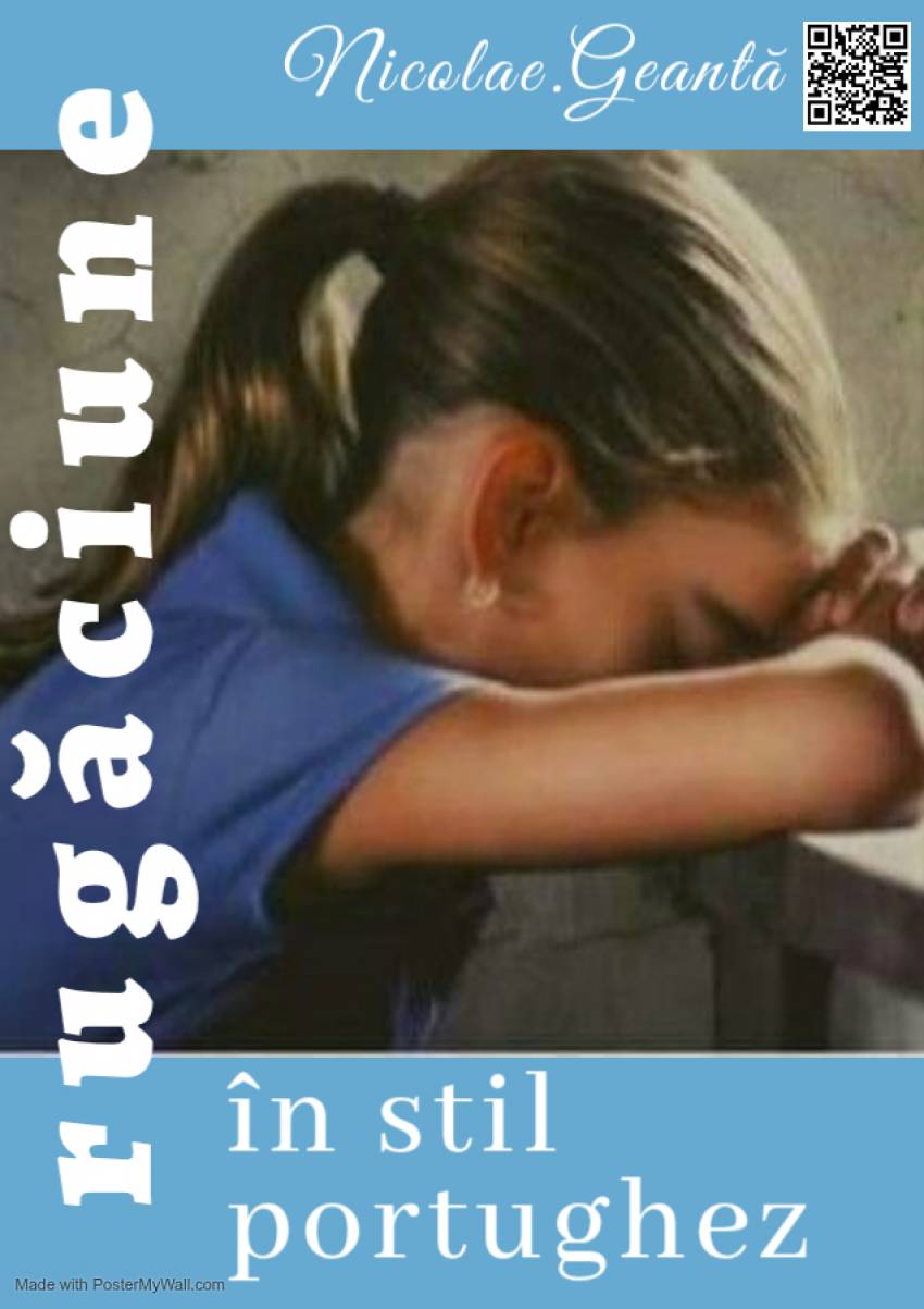 Nicolae Geantă ◉ Rugăciune în stil portughez