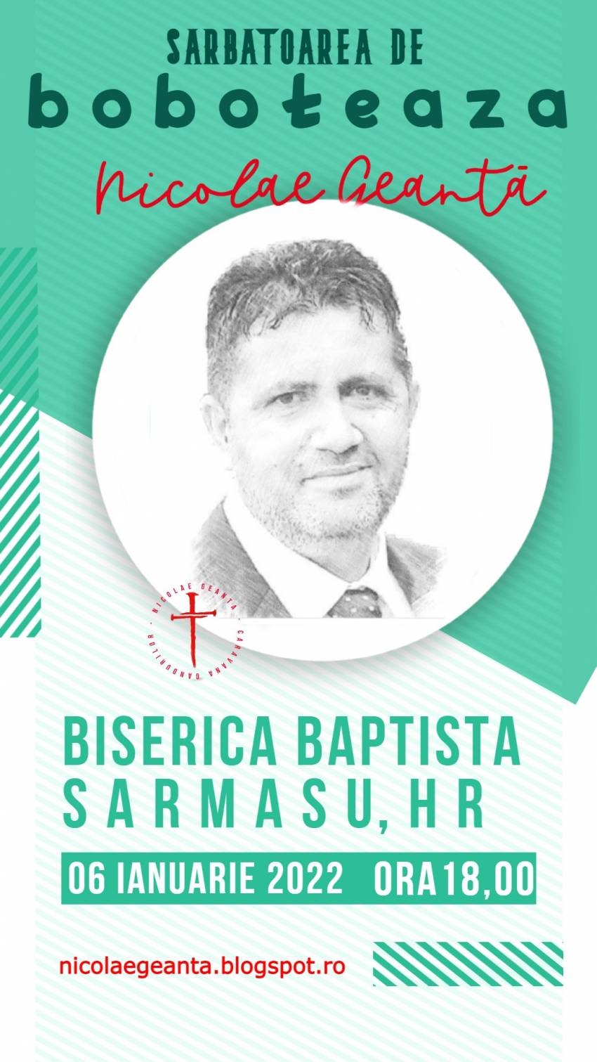 Nicolae Geantă la Biserica Baptistă Sărmașu, Harghita