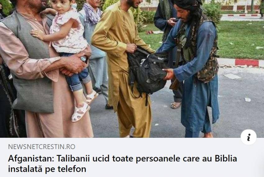 Tony Berbece ◉ Iată de ce creștinii conservatori nu pot fi comparați cu talibanii…