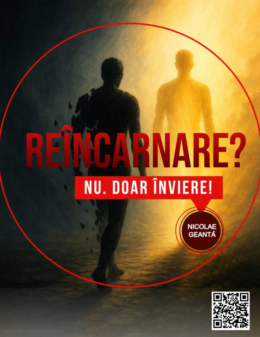 Nicolae Geantă ◉ Reîncarnare? Nu. Decât înviere!