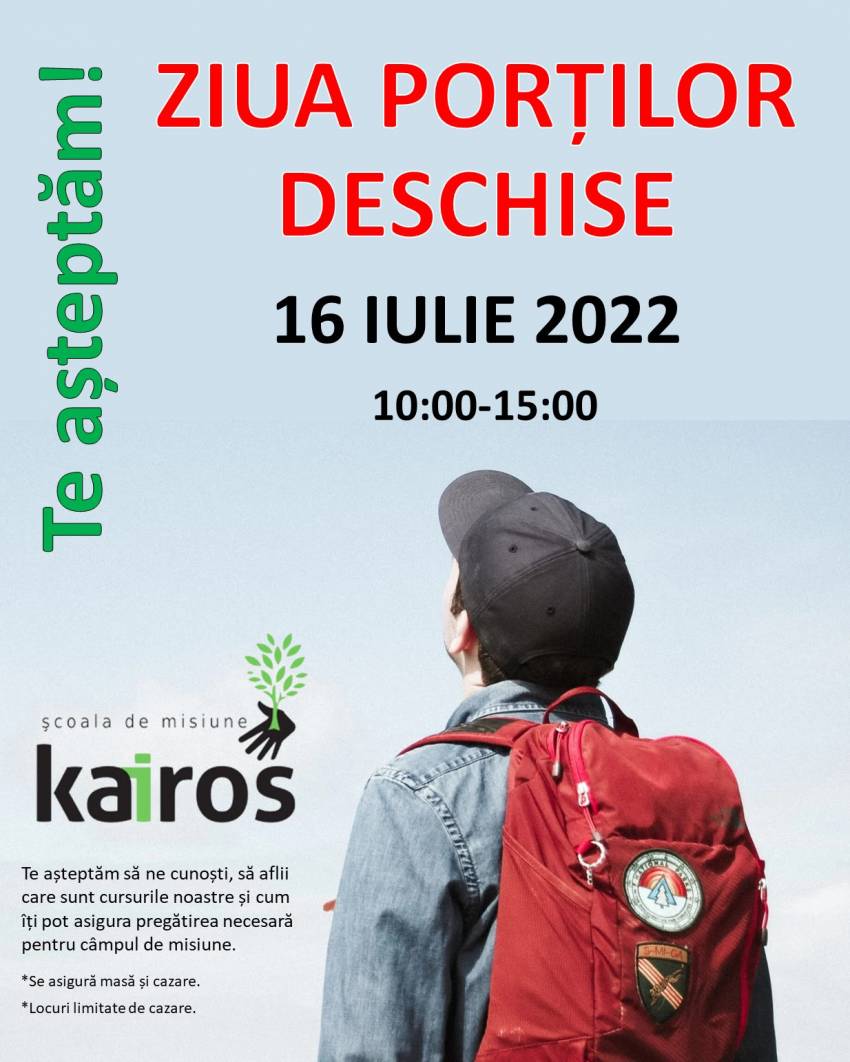 Ziua porților deschise la Școala de Misiune Kairos