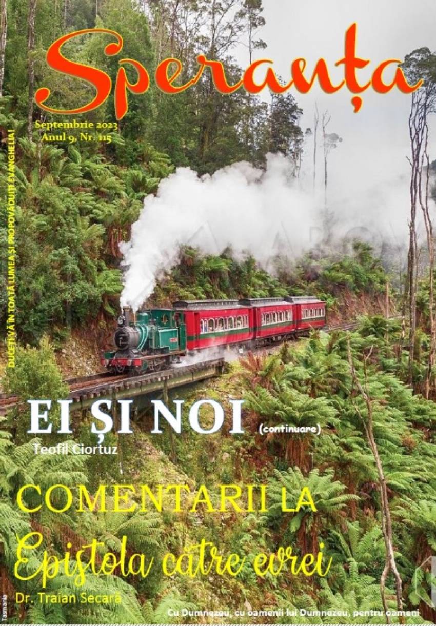 Revista Creștină Speranța din Australia ◉ Septembrie 2023