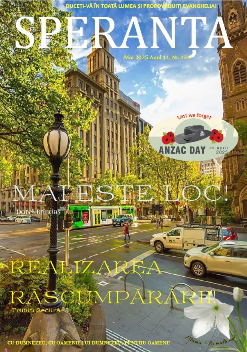 Revista Creștină Speranța din Australia ◉ Mai 2025