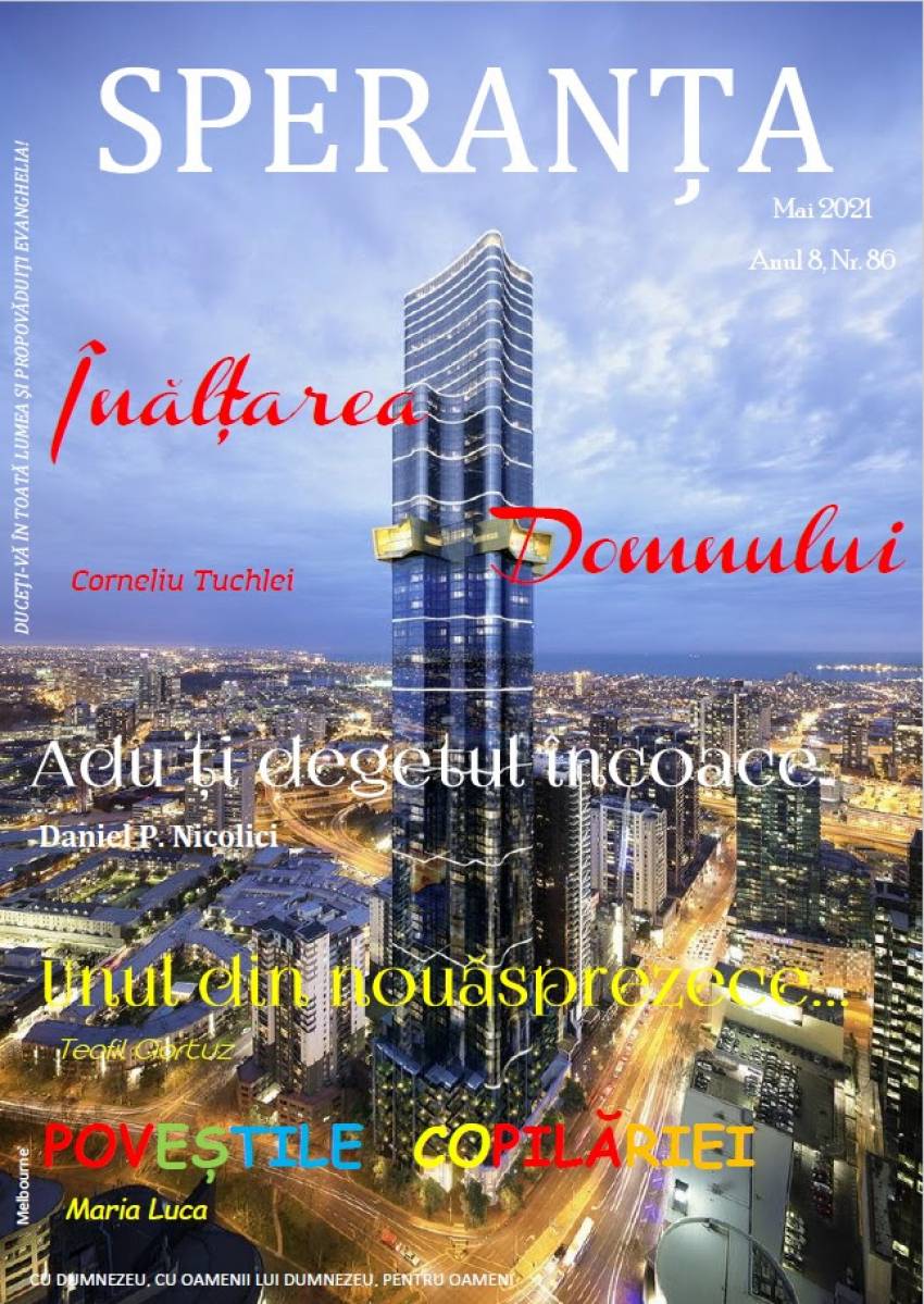 Revista Creștină Speranța din Australia ◉ Mai 2021