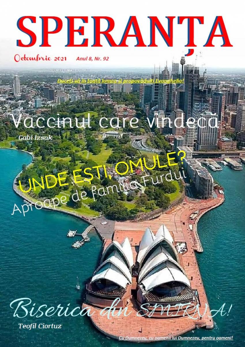Revista Creștină Speranța din Australia ◉ Octombrie 2021
