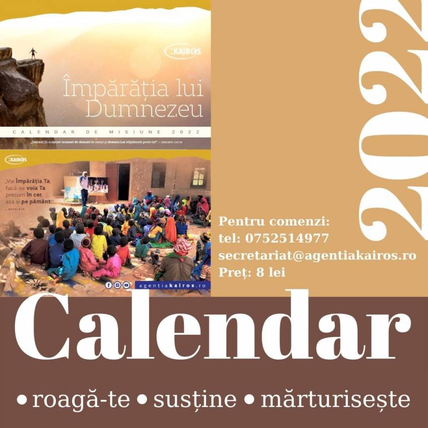 Calendar de misiune 2022