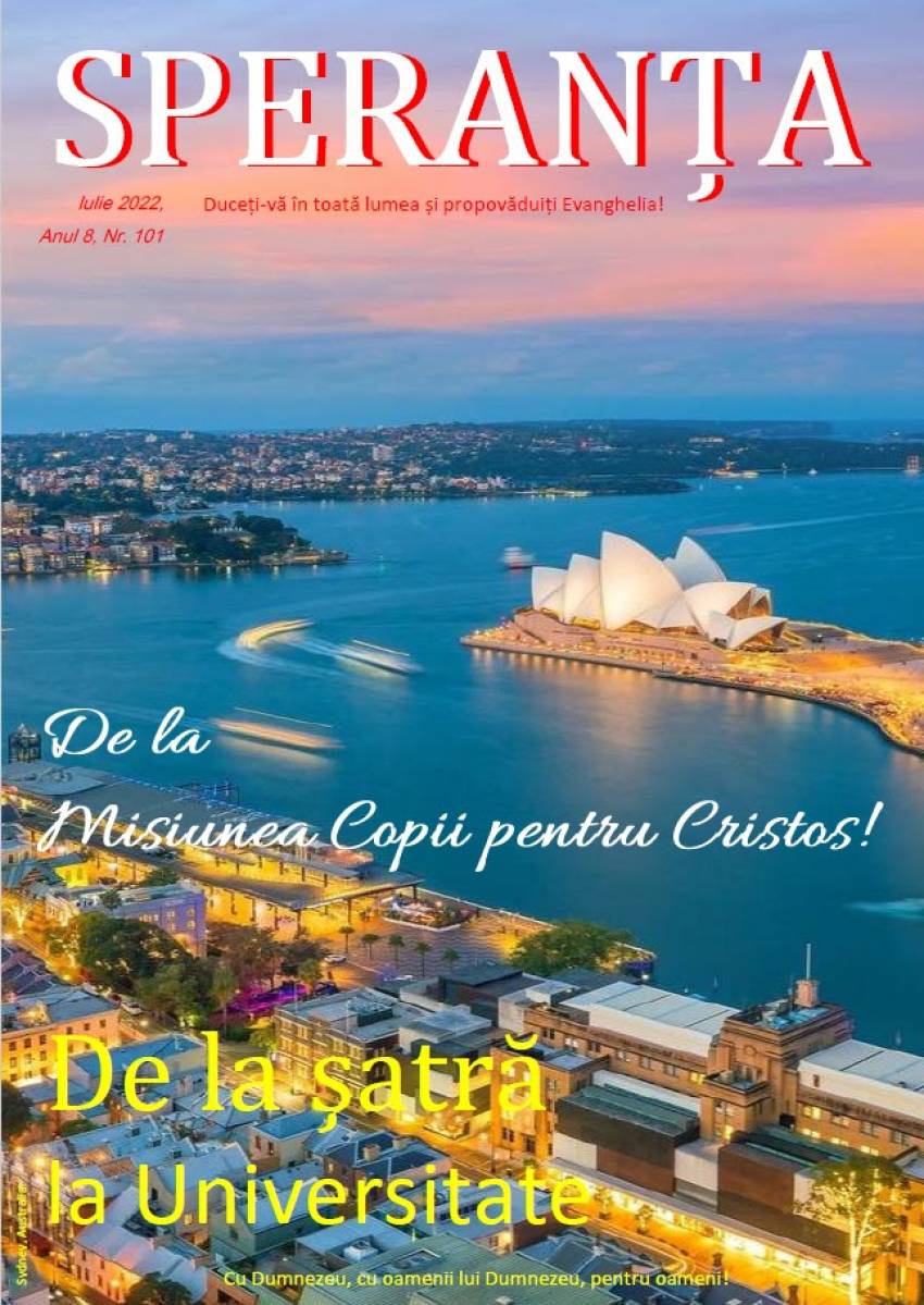 Revista Creștină Speranța din Australia ◉ Iulie 2022