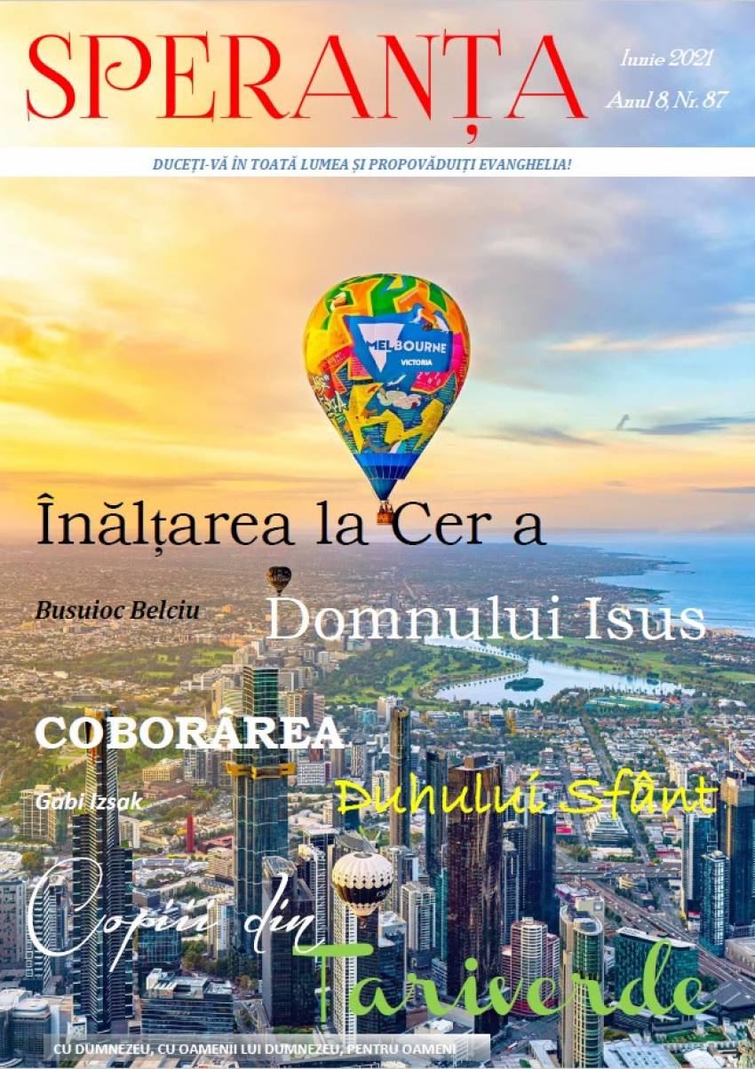 Revista Creștină Speranța din Australia ◉ Iunie 2021