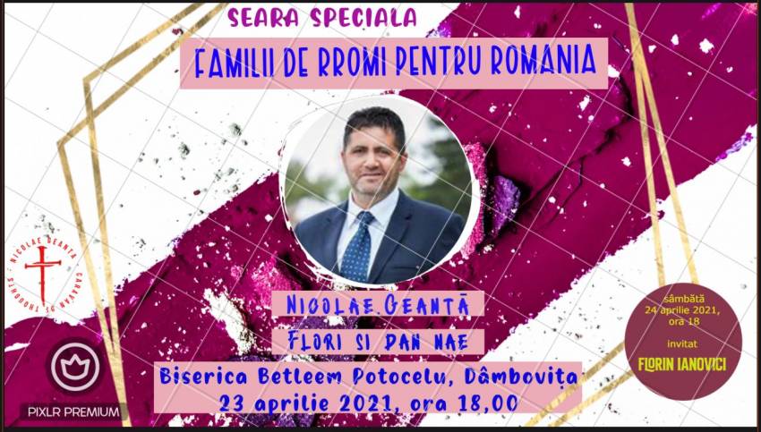 Conferințe biblice cu Nicolae Geantă și Florin Ianovici la Biserica Betleem Potocelu 