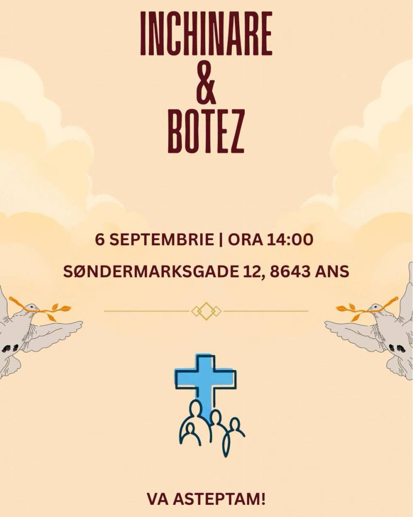 Botez la Biserica Evanghelică Română Emanuel din Ans - Midtjylland