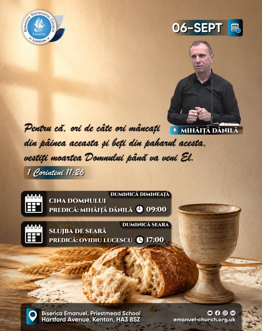 Mihăiță Dănilă la Biserica Emanuel Londra