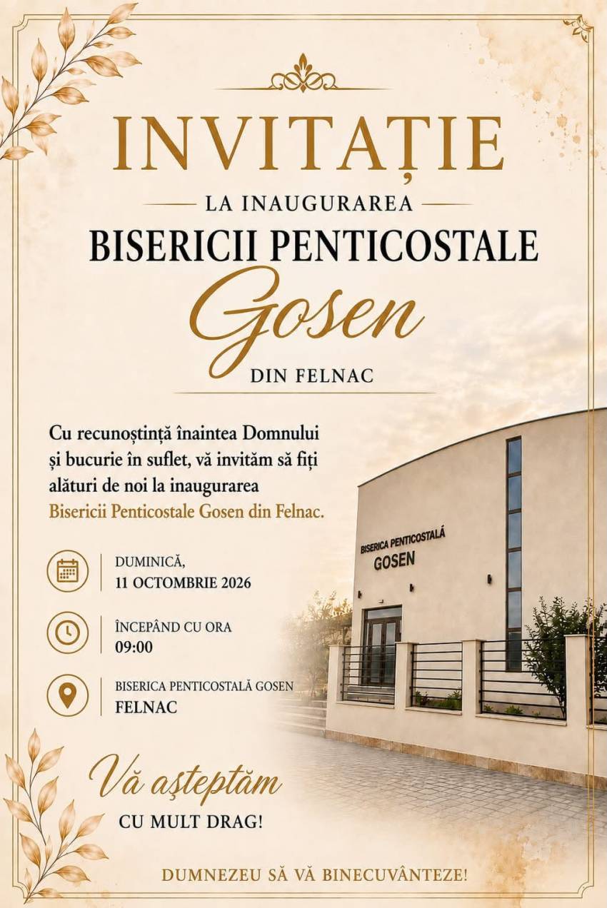 Inaugurarea Bisericii Gosen Felnac
