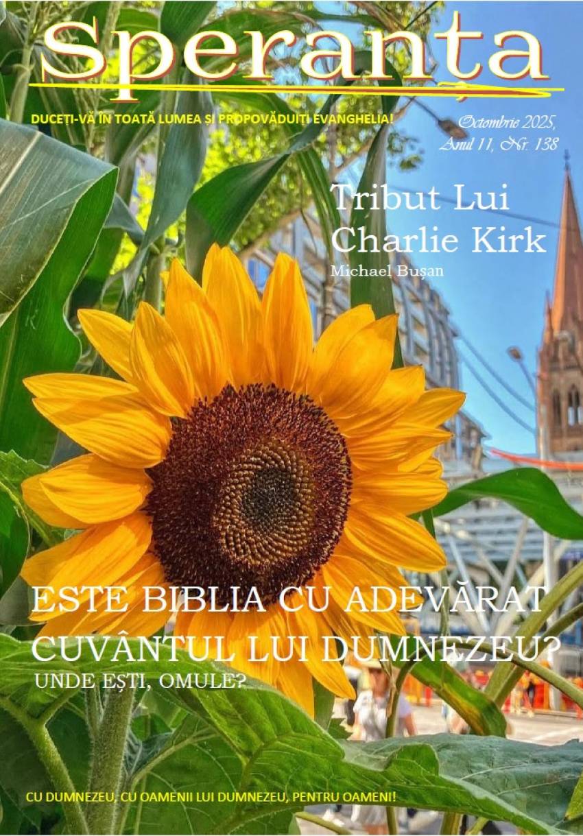 Revista Creștină Speranța din Australia ◉ Octombrie 2025