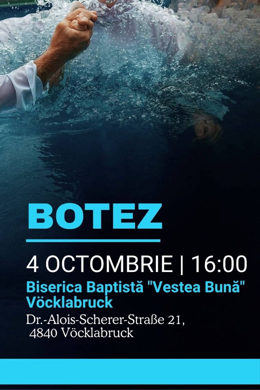 Botez la Biserica Vestea Bună Vöcklabruck 