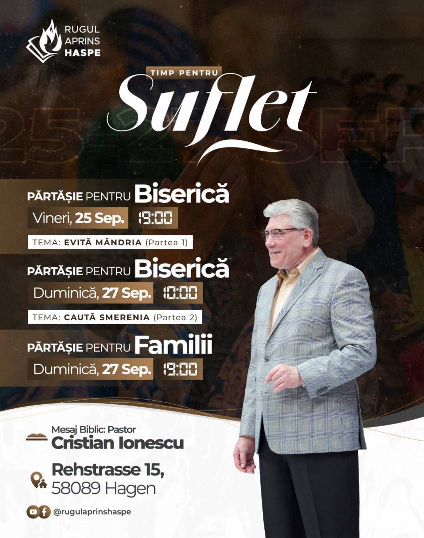 Cristian Ionescu la Biserica Rugul Aprins Haspe