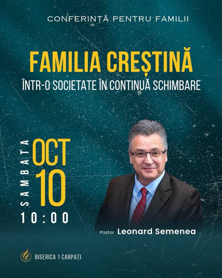 Conferință pentru familii la Biserica Carpați Cluj-Napoca